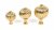 Polished Brass Spiral Cabinet Knob - Medium
