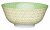 kitchencraft glazed stoneware bowl green geometric 15.5x7.5cm