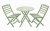 Porto Green Folding Bistro Set