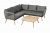 Royalcraft Milan 3pc Corner Lounging Set with Wood Effect Table