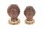 Rosewood and AB Beehive Cabinet Knob 38mm