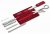 Victorinox Swiss Army Knife Swiss Card Classic - Red Transparent