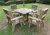 Churnet Valley Ergo 4 Seater Table and 4 Chairs