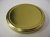 Panelled Glass Food Jar with Gold Twist Cap 190ml