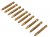 BlueSpot Tools Titanium Coated Screwdriver Bits PZ2 x 50mm (Pack 10)