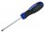 Faithfull Soft Grip Screwdriver Flared Slotted Tip 4.0 x 75mm