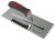 Faithfull Notched Trowel Serrated 6mm Stainless Steel Soft Grip Handle 11 x 4.1/2in