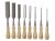 Stanley Tools Sweetheart Socket Chisel Set, 8 Piece: 3 6 8 12 15 18 25 & 32mm