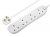 Masterplug Extension Lead 240V 4-Gang 13A White 5m