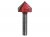 Faithfull Router Bit TCT V-Groove 13.0mm x 19.1mm 1/4in Shank