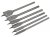 Monument Tools 1950P Flat Bit Set, 6 Piece