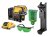 DeWalt DCE0825D1G 5 Spot Cross Line Laser Green 12V 1 x 2.0Ah Li-ion