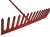 Faithfull Asphalt Rake 16 Flat Teeth - Tubular Steel Shaft