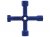 Faithfull 4-Way Services Utility Meter Key