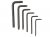 Facom 89R.JP6 ResisTORX Hexagon Key Set of 6 (TX10 - TX40)
