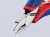 Knipex Electronics Diagonal Cut Pliers - Round Bevelled 115mm
