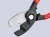 Knipex Cable Shears Twin Cutting Edge PVC Grip 200mm (8in)