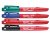 Milwaukee INKZALL Fine Tip Marker Assorted Colours (Pack 4)