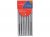 Crescent Nicholson Red Wallet Needle Mini File Set 6 Piece 42030