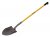 Roughneck Sharp Edge Round Shovel, Long Handle