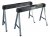 Stanley Tools Folding Metal Leg Sawhorses (Twin Pack)