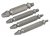 Faithfull Screw Extractor Set 4 Piece