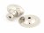 Polished Nickel Oval Cabinet Knob 33mm