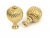 Polished Brass Spiral Cabinet Knob - Medium