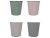Cooke & Miller Natural Plastic Waste Bin - 6L - Assorted