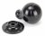 Black Regency Mortice/Rim Knob Set