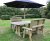 Churnet Valley Ergo 4 Seater Table Set with 2 Benches