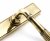 Aged Brass Reeded Slimline Lever Latch Set