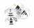 Polished Chrome Elmore Concealed Mortice Knob Set