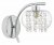 Dar Elma Wall Light Polished Chrome & Glass