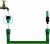 Green Jem Threaded Tap Adaptor & Reducer 1/2