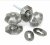 Pewter Octagonal Mortice/Rim Knob Set