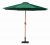 Green 3m Woodlook Crank and Tilt Parasol