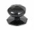 Black Octagonal Centre Door Knob