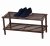 2 Tier Wooden Shoe Rack - Dark Oak