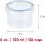 Lock & Lock Round Storage Food Container Clear - 150ml