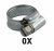 Faithfull OX Hose Clip - Zinc MSZP 18 - 25mm