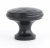 Black Hammered Cabinet Knob - Medium