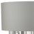 Dar Halle Wall Light Grey & Crystal with Shade