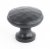 Black Hammered Cabinet Knob - Medium