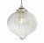 Mya 1 Light Single Pendant Polished Nickel Glass