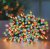 Premier Decorations 200 Multicoloured Multi-Action Supabrights LED Lights - Green Cable