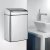 Brabantia Rectangular 10 Litre Touch Bin in Brilliant Steel