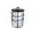clearview s s 3tier steamer 18cm (7