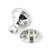 Polished Chrome 50mm Prestbury Mortice/Rim Knob Set