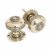 Aged Brass 63mm Prestbury Mortice/Rim Knob Set